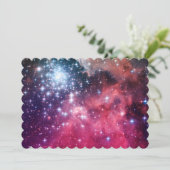 Teal Magenta Ombre Stars (Standing Front)