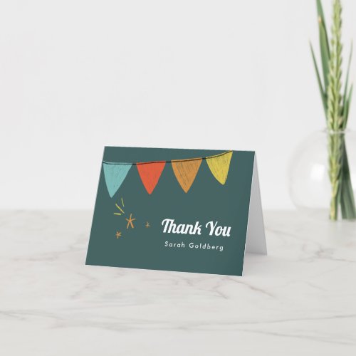 Teal Magic Show Thank You Card