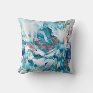 Teal Magic Throw Pillow