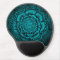 Teal Mandala Gel Mousepad