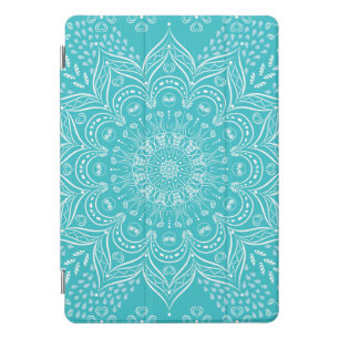 Teal Mandala iPad Pro Cover