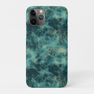 Teal Marble Abstract iPhone 11 Pro Case
