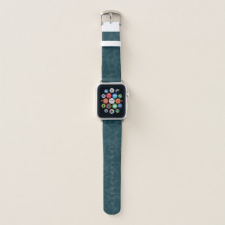 Teal marble apple watch band