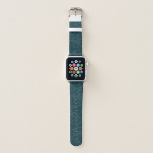 Teal marble apple watch band