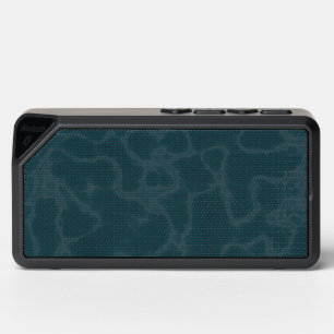 Teal marble bluetooth speaker