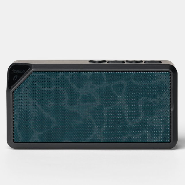 Teal marble bluetooth speaker (Front)