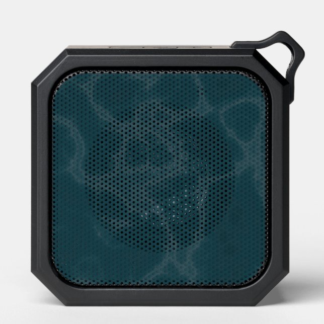 Teal marble bluetooth speaker (Front)