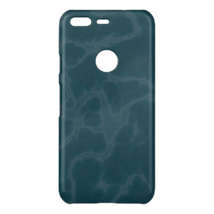 Teal marble uncommon google pixel case