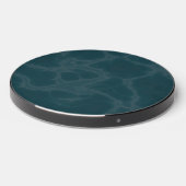 Teal marble wireless charger (Front 2)