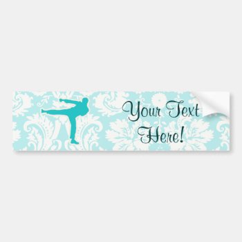 Teal Martial Arts Bumper Sticker by SportsWare at Zazzle