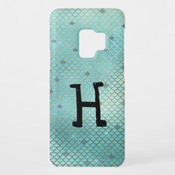 Teal Mermaid Scale Samsung S9 Case by Hannahscloset at Zazzle