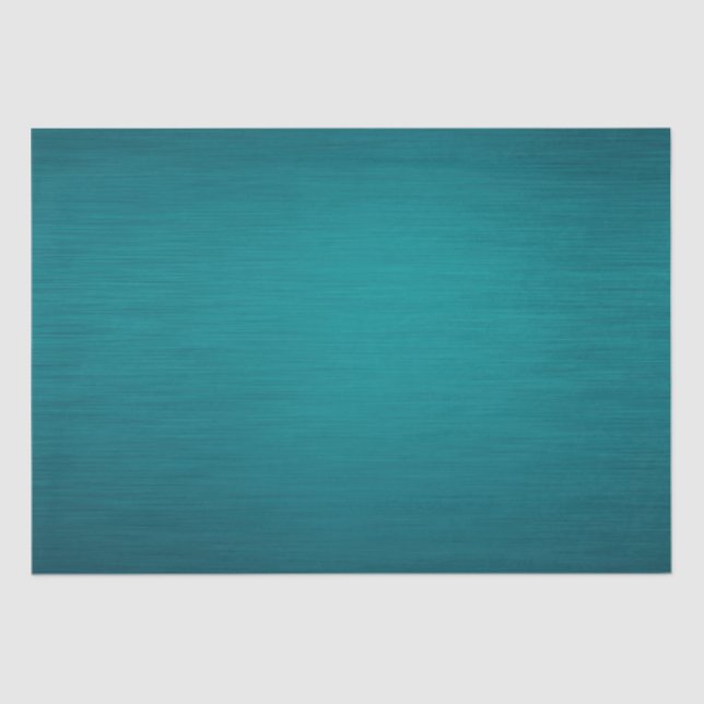Teal Metal Background  Decoupage Tissue Paper (Front)