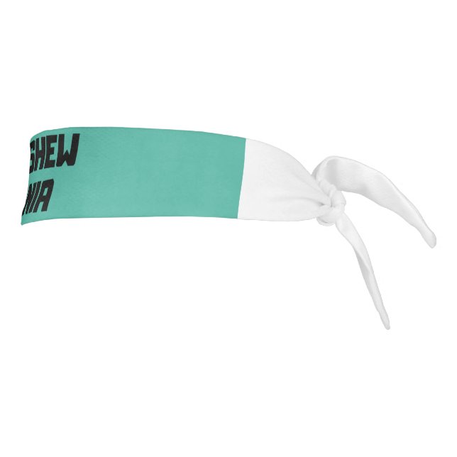 Teal Minshew Mania Jaguars Tie Headband (Rotate 90)