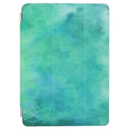 Teal Mint Green Watercolor Texture Pattern Ipad Air Cover