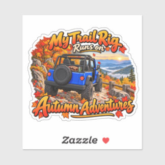 Teal_My Trail Rig Sticker