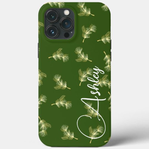 Teal Name Modern Minimalist Funky Simple Green  iPhone 13 Pro Max Case