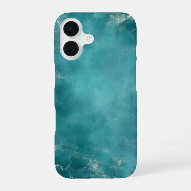 Teal Ocean Iphone Case (Back)