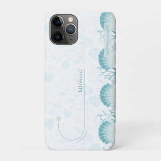 Teal Oceanic Pearls Personalised  iPhone 11 Pro Case
