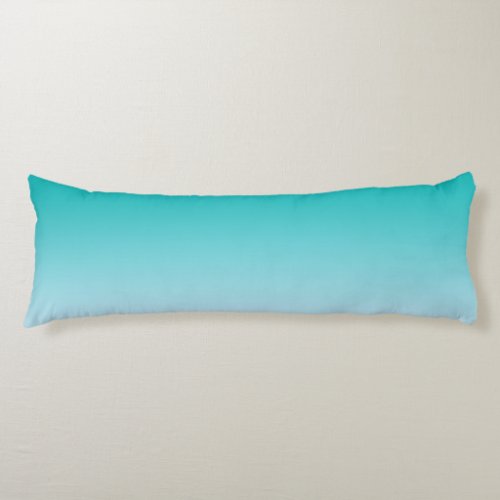 Teal Ombre Body Pillow