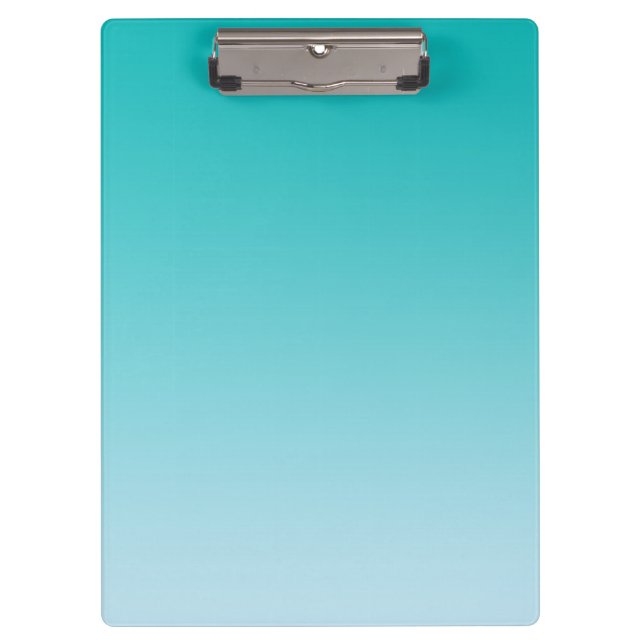 “Teal Ombre” Clipboard (Front)