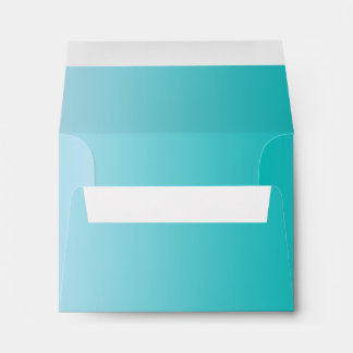Teal Ombre Envelope