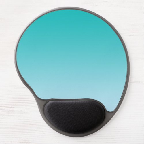 Teal Ombre Gel Mouse Pad