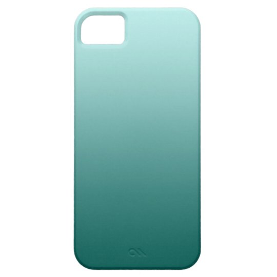 Teal Ombre iphone case Zazzle