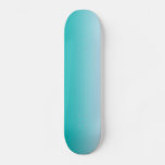Teal Ombre Skateboard Deck at Zazzle