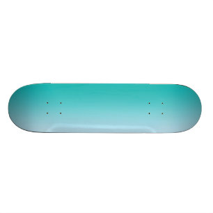 Teal Ombre Skateboard Deck