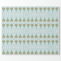 Robin's Egg Blue Floral Wrapping Paper – The Paper Store and More