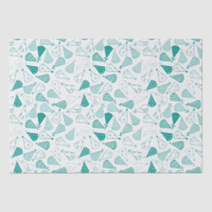 Teal Party Hats Tissue Paper