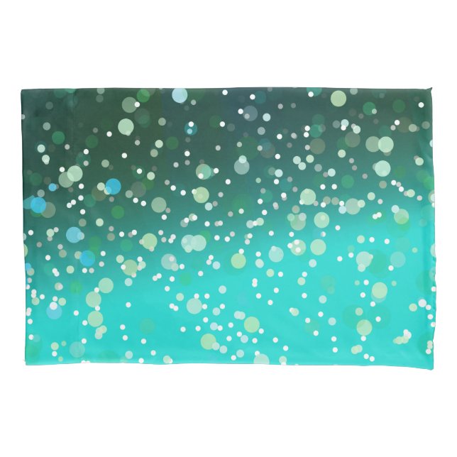 Teal Pattern Pillow Case (Front)
