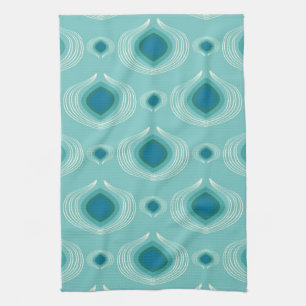 Teal Peacock Towel