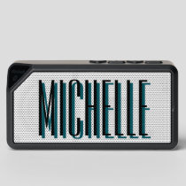 Teal Personalized Bluetooth Speaker