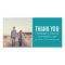 Teal Photo Thank You Cards