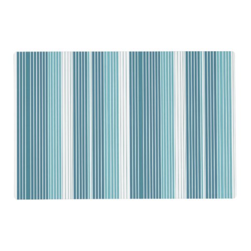 Teal Pinstripe Christmas Pattern28 ID1009 Placemat