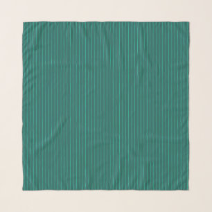 Teal pinstripes scarf