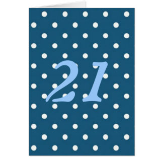 Teal Polka Dots Cards
