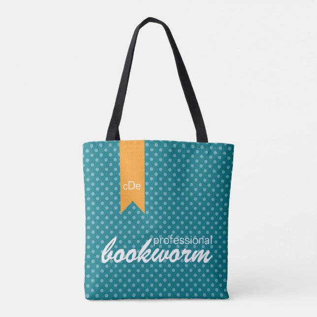 Teal Professional bookworm Bag (Back)