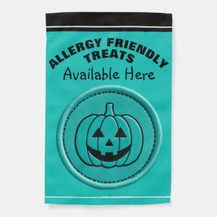 Teal Pumpkin Allergy Friendly Non Food Treat Alert Garden Flag