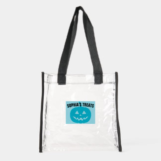 Teal Pumpkin Allergy Friendly Treats Clear Tote Bag