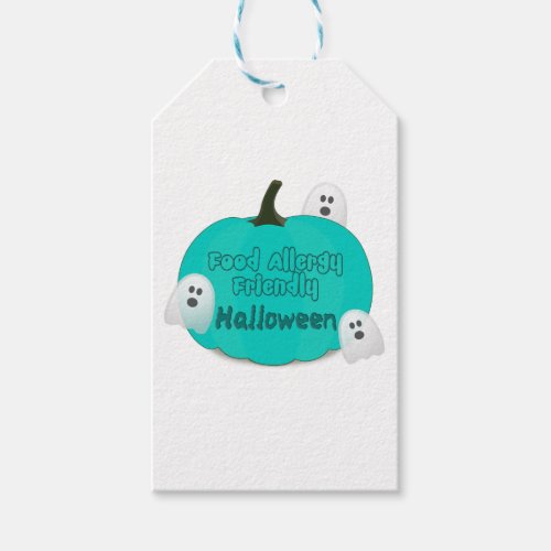 Teal Pumpkin Food Allergy Friendly Halloween Gift Tags