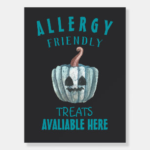 Teal Pumpkin Halloween Allergy Friendly Treats Foam Board