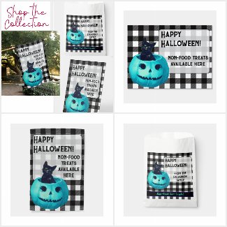 Teal Pumpkin Halloween Signs And Accessories