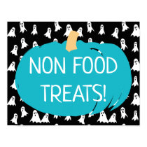 Teal Pumpkin Non Food Treats Allergy Ghosts Poster
