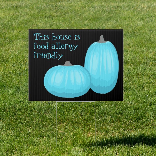 Teal Pumpkin Sign (Insitu)