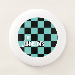 Teal Punk Rocker with Name Wham-O Frisbee