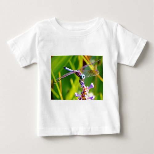 Teal  purple Dragonfly Baby T_Shirt