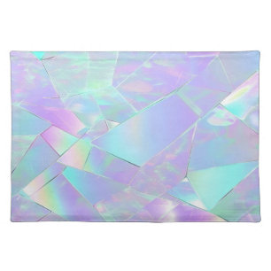 Teal & Purple Iridescent Design Cloth Placemat