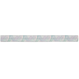 Teal Purple Marble Abstract Swirl Aesthetic Elastic Hair Tie